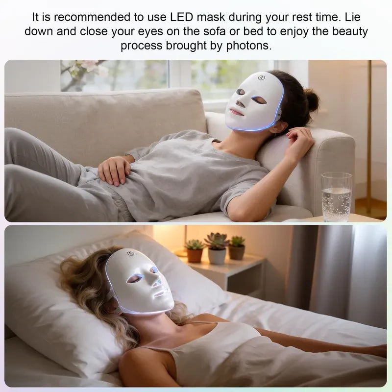 Cordless LED Facial Mask